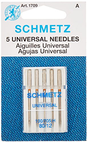 Schmetz Euro-Notions Universal Machine Needles, Size 12/80 5/Pkg