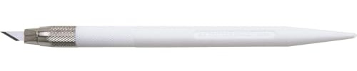 NT Cutter Harzhalter Kunstmesser, weißer Halter, 1 Messer (D-401P-W)