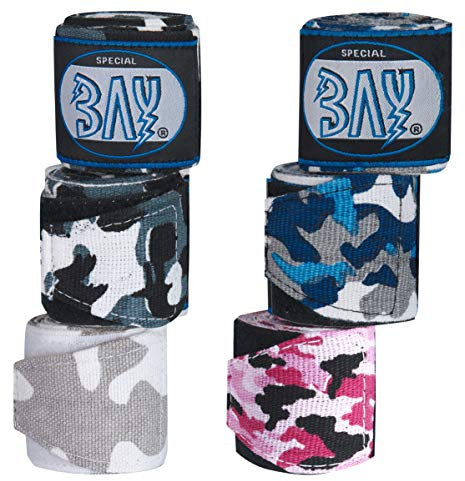 BAY® Camouflage Boxbandagen SCHWARZ