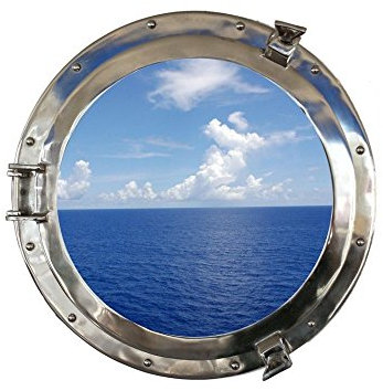 Deluxe Class Chrome Porthole Window 20 - Chrome Porthole - Port Hole
