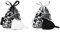 LadyCup Day&Night- 2x Menstruationstasse Doppelvariante (black S(mall) / black L(arge))