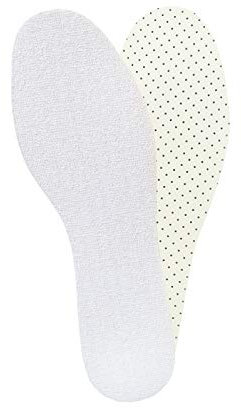 Kaps Suole per le Scarpe in Tessuto di Spugna Comode e Igieniche, Frotte, Freschezza e Igiene, Per Scarpe, Stivali e Calzature Estive, (43 EUR)