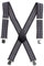 Aulola® Bretelles élastiques et réglables en forme de X avec pinces très solides pour homme - -