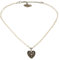 Alpenflüstern Filigran Perlen-Trachtenkette Trachtenherz - Damen-Trachtenschmuck mit antik-Silber-farbenem Strass-Herz, Dirndlkette Creme-weiß DHK205