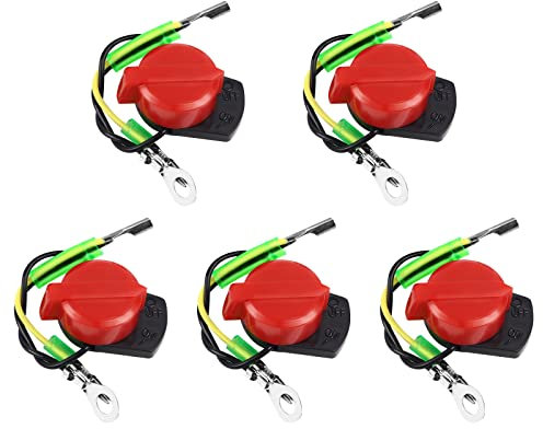 Wai Danie 3 Wire ON Off Engine Stop Kill Switch Control Compatible with Honda GX120 GX160 GX200 GX240 GX270 GX340 GX390 3HP-13HP Generator Engine Power Stop Kill Switch 35120-Z0T-831 36100-ZH7-W03