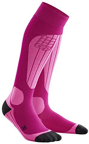 CEP - SKI THERMO SOCKS für Damen | Warme Thermosocken für Wintersport in pink | Größe II