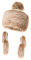 Futrzane Classic Mongolische Mütze - Winter Pelzmütze Damen - Fellhut Russisch (One Size, Hellbraun Classic)