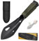Yeacool Camping Klappbare Militärschaufel Multitool Tactical Army faltbar Spaten Tragbare Überlebens-Kelle für Auto LKW Offroad Metall Detektion, Entrenching, Gartenarbeit, Mini Schaufel schwarz