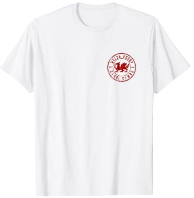 Distressed Welsh Rugby Top - Wales Rugby Football Gift T-Shirt