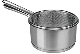 CAZO INOX + CESTILLO FREIDOR DE 16 CM