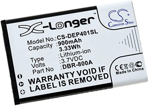 Batterie Li-ion pour téléphone portable Doro 6520, 6530 3,7 V