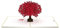 Lovepop® roter Kirschblütenbaum 3D Pop-Up Karte Japan Sakura Grußkarte zum Valentinstag, Geburtstag, Mutter-, Vater-, Jahres- oder Hochzeitstag | inkl. Umschlag & Versteckfach für Geld & Gutscheine
