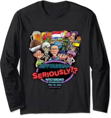 Jeff Dunham Amsterdam, Netherlands (2022) Langarmshirt