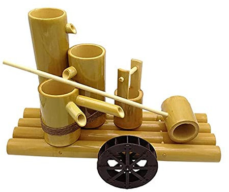 Indoor-Wasserspiel, Wasserspeier Aus Bambus, Für Teich, Pool, Terrasse, Balkon, Aquarium Für Garten, Hofdekoration (40Cm(16Inch))