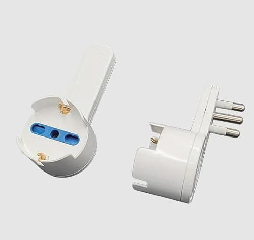 Imperia Adattatore salvaspazio bianco spina 16A presa universale