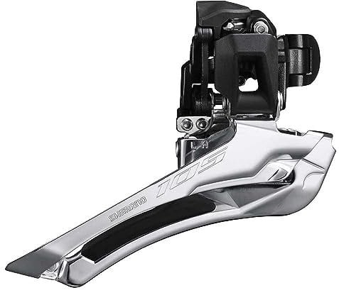 SHIMANO Unisex Fr Mech R7100 105 12spd 28.6/31.8 Bk Bicycle Parts, Black
