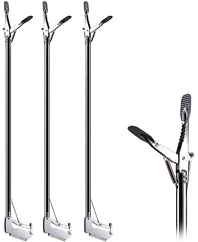 AMNOOL Reacher Grabber da 3 Pezzi - Raccoglitore di Rifiuti per Impieghi Gravosi Pinza Extra Lunga e Pinza da Giardino, Strumento di Raccolta Portatile e Artiglio di Portata,33.5 Inches
