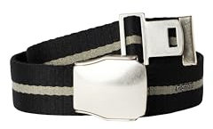 G-STAR RAW Damen Giada Pilot Gürtel, Mehrfarben (dk black/silver D24474-D567-9893), 75