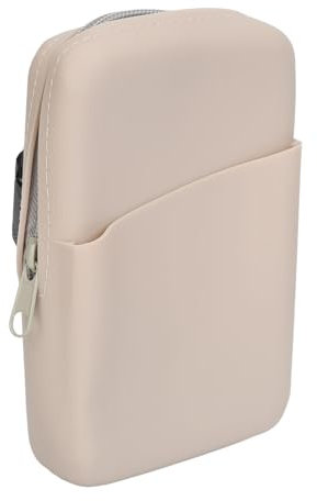 HURRISE Water Bottle Pouch for Stanley Cup 40oz 30oz,Running Water Bottle Bag with Storage Pocket,Gym Accessories for Men Women,Compatible with Stanley, Simple Modern (Khaki)