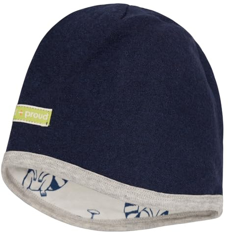 loud + proud Mütze Bio Wollwalk, GOTS Zertifiziert