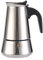 DFZHiuat Moka Pot - Caffettiera da 2/4/6/9 tazze, portatile, in acciaio inox, in alluminio, con manico isolato, per piano cottura, fornelli a induzione, 100 ml