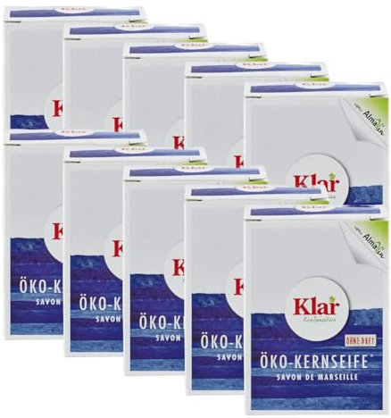 Klar Öko-Kernseife, 10x 100g