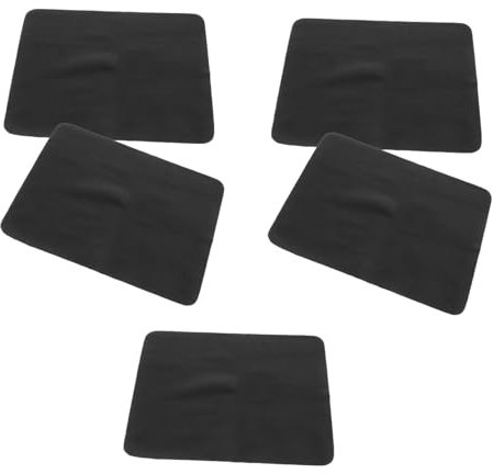 minkissy 5pcs Microfiber Eyeglasses Cleaning Cloths Lint Scratch for Lenses Screens and Delicate Surfaces Compact for Travel and Storage