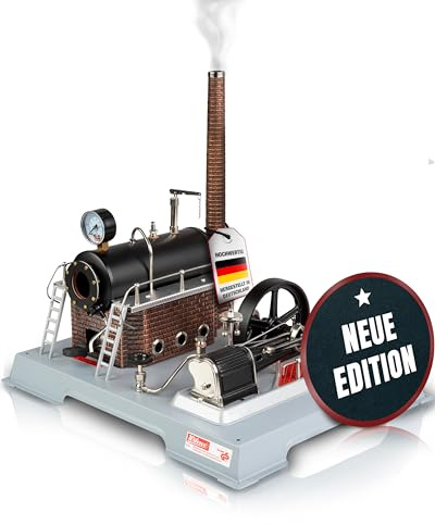 Wilesco Dampfmaschine D20, 500 cm³ Kessel mit Dampfpfeife