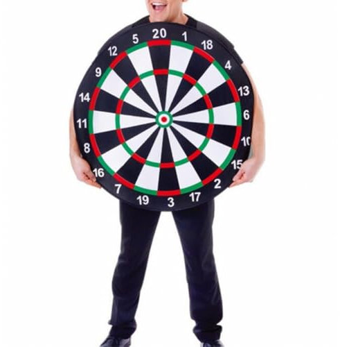 Ericetion Dartscheiben-kostüm – Unisex-kostüm Zwei Seiten Im Sandwich-Board-Stil
