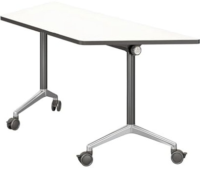 Faltbares Konferenztisch-Set, 120 x 50 x 75 cm, klappbarer mobiler Trainingstisch, rechteckig, Konferenzraum-Tische, verstellbare Computer-Arbeitsplätze, ideal für Büro und Veranstaltungen, 3 Stück