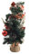 Lustiger Mini-Weihnachtsbaum für Kinderzimmer, fördert Kreativität und Urlaub bei Kindern, 50 cm, Rot