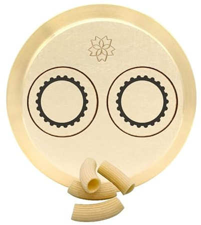 Rosinella Matrize Messing - Maccheroni gestreift Ø 15 mm - kompatibel mit Häussler PN100, Emma, Lillodue