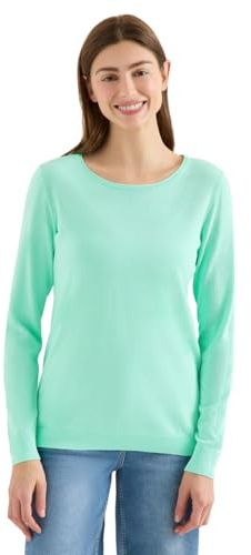 Cecil Damen Langarm Pullover mit Rippdetail