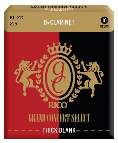 Grand Concert Select Thick Blank Blätter für Bb-Klarinette Stärke 2.5 (10 Stück)