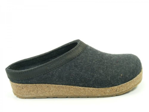 Haflinger Torben-graphit Filz/Leder, dunkel-grau(graphit), Gr. 46