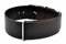 Uhrenarmband Durchzugsband Kalbleder NATO Leder 20mm braun 4156