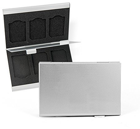 DROHNENSTORE24.DE ...DER DROHNEN-GURU DS24 FLYSAFE Alubox für SD-Karten und SD-Karten Adapter