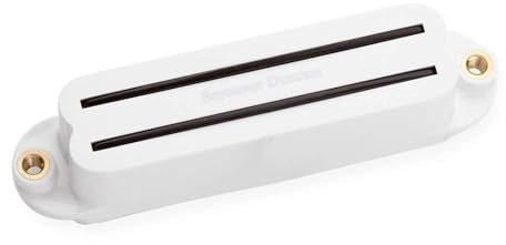 Seymour Duncan SHR-1B-W Humbucker Single Size Hot Rails Strat Pickup für E-Gitarre Weiß