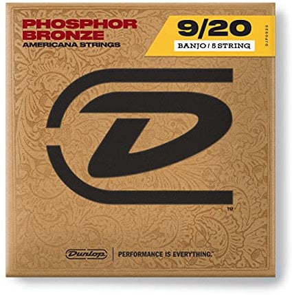 Djp0920 Banjo Phosphor Bronze, Light Set/5, '09 - 20, 5 corde
