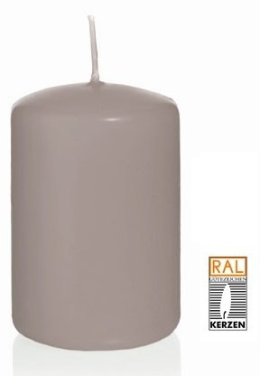 Wiedemann Kerzen 24 Stumpen Kerzen Dukat Terracotta 6 x 3,8 cm (H x D) 100% Paraffin Wachs in geprüfter RAL Kerzen Qualität Deutschland zur Deko, Party, Hochzeit, Weihnachten