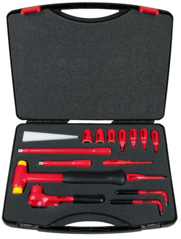 KS Tools 117.1885 3/8 Isolierter Steckschlüssel-Satz, 16-tlg.