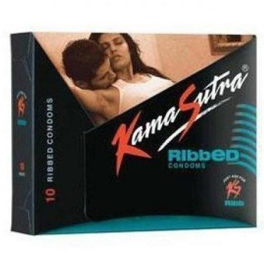 Kamasutra Ribbed Condoms - 10s Pack by Kama Sutra(Ship from India)