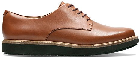 Clarks Glick Darby - Zapatos de cordones de Piel para mujer Marrón marrón