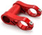 SENQI BSB036 Lenkervorbau, verstellbar, doppelter Vorbau, für BMX Vorbau, rot