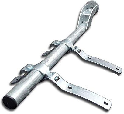 Kotflügel Tragrohr Halter Ø42 mm / 680 mm +2 x Befestigungskonsole aus verzinktem Stahl für LKW Anhänger