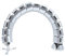 Cable Tidy Sleeves Cable Management Wire Tidy Cable Cover Protector Spine/Snake Type DIY Flexible for Home and Office Cord Organizer (80 * 6 * 6cm, Round, Silver)