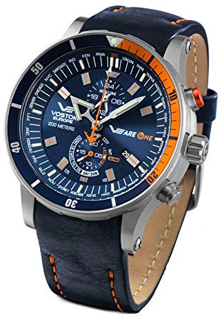 Vostok Europe Herrenuhr VEareONE Special Limited Edition Titan mit 3 Armbändern 510H434
