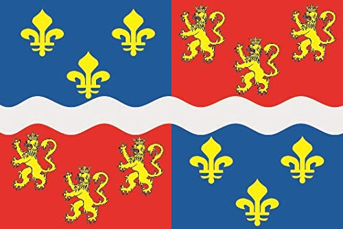 U24 Fahne Flagge Somme Department Bootsflagge Premiumqualität 80 x 120 cm