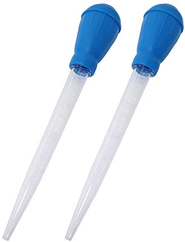CENPEK 2Pcs Manual Fish Tank Water Changer 30ml Aquarium Dropper Aquarium Clean Pipette Fish Tank Cleaning Waste Remover Aquarium Gravel Cleaning Straw