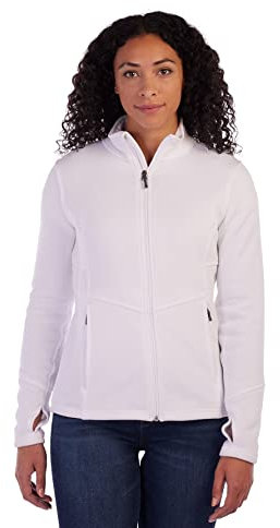 Spyder Damen Soar Fleecejacke, Weiß, S EU